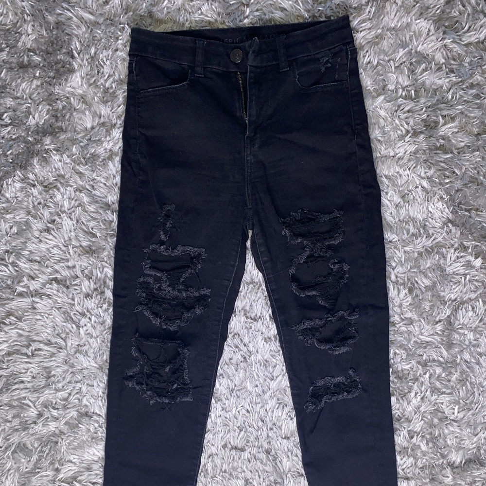 American Eagle Distressed Skinny Jeans